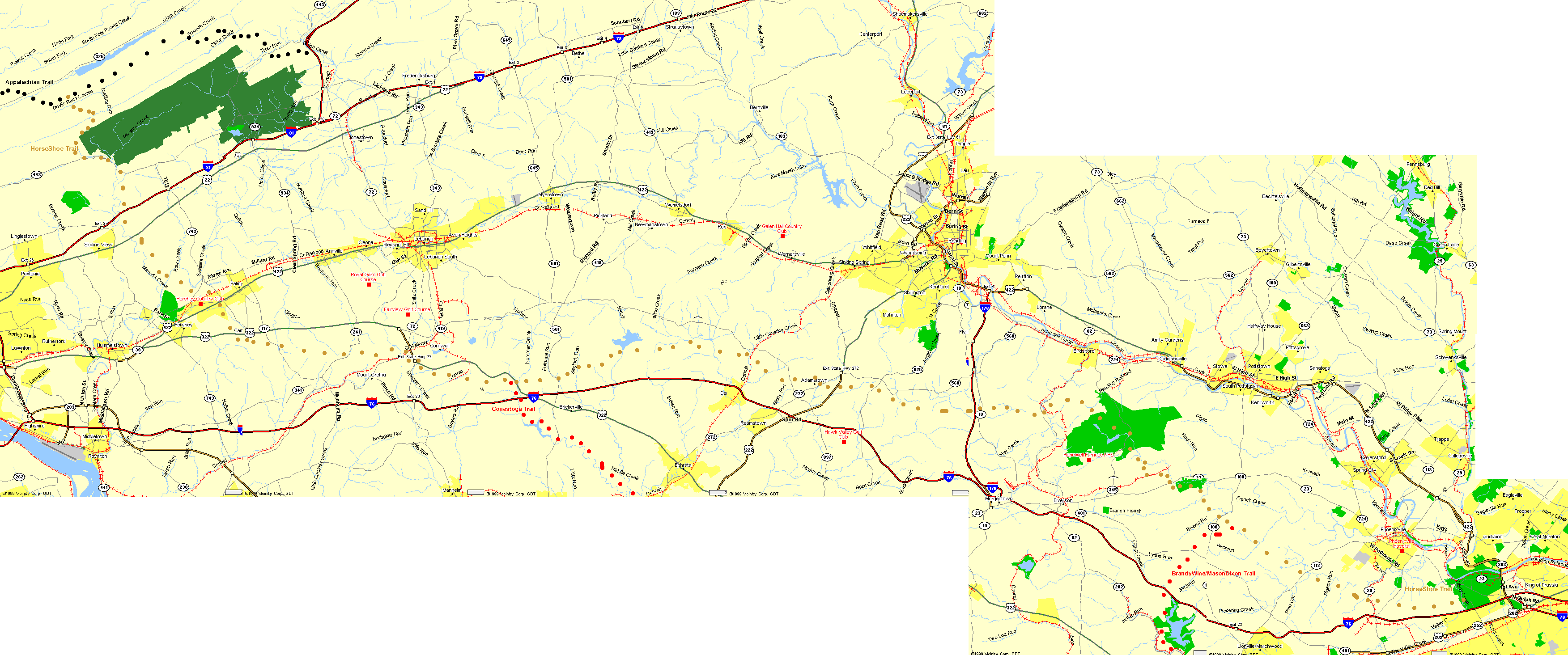 Horseshoe Trail Map